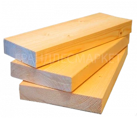 Доска сухая строганная 50х200х6000 (45х190х6000)